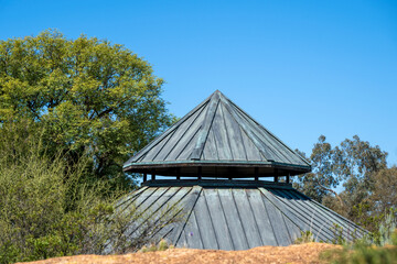 A metal gazebo roof in Arizona