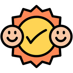 negotiation filled line icon