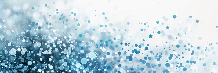 Obraz premium Vibrant Blue Dots on White Background for Creative Projects Generative AI