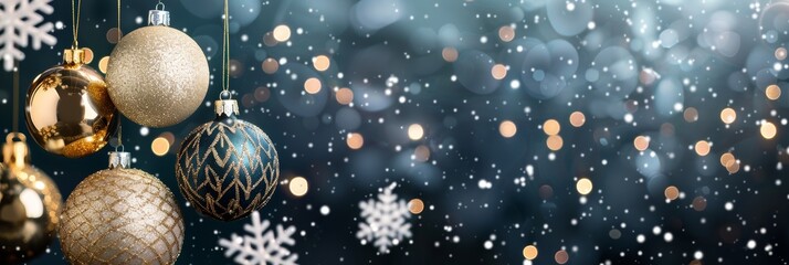 Festive Holiday Decorations with Space for Text Generative AI