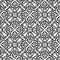 Arabic ceramic tile pattern. Traditional eastern decorative talavera.