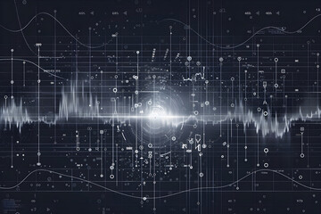 Fototapeta premium Illustrative Representation of a Pole-Zero (PZ) Diagram in Control Theory and Signal Processing
