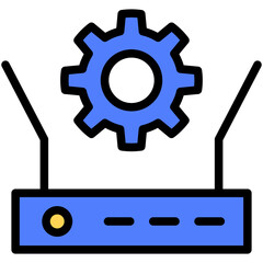 wifi settings filled line icon