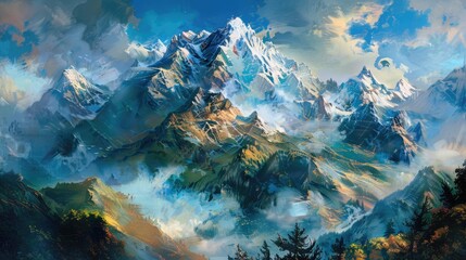 Mountain and Hill Sceneries