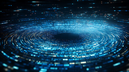Scientific Technology Data Matrix: 3D Binary Code Vortex and Connectivity