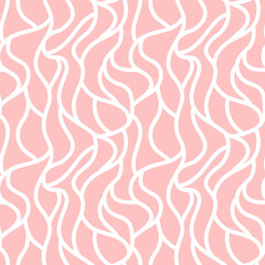 Vector seamless abstract pattern mosaic style. Cute hand drawn design for textile, wallpaper, wrapping paper.