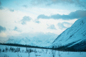 winter mountain landscape