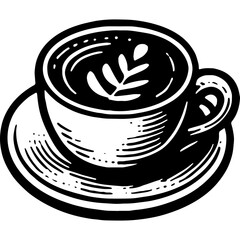 Doodle Cup With Latte Art