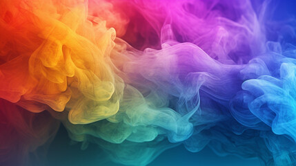 Fototapeta premium rainbow smoke background