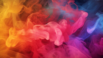 Fototapeta premium rainbow smoke background