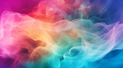 Obraz premium rainbow smoke background