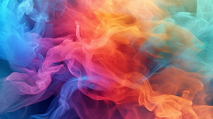 Obraz premium rainbow smoke background