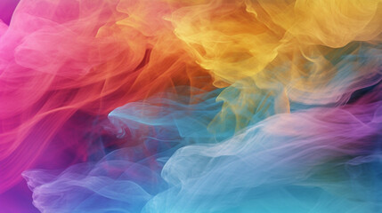 rainbow smoke background
