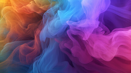 Fototapeta premium rainbow smoke background