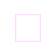 A transparent dotted line rectangle shape design element.