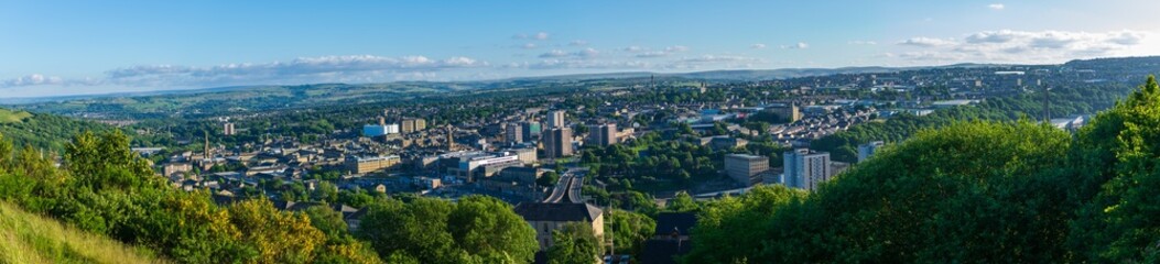 panorama of Halifax Town