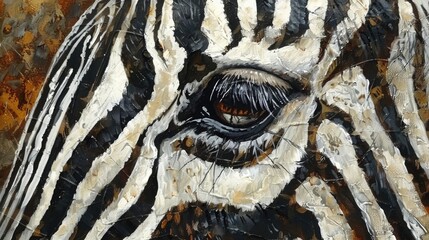 Close up of a Zebra s Head