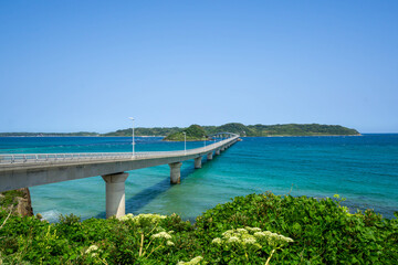 Obraz premium 角島大橋