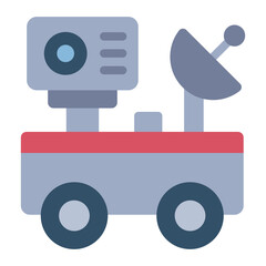 Rover exploration icon