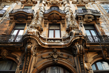 Timeless Elegance: The Intricate Details of a Historic Building's Facade