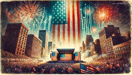 Celebration of Freedom: Independence Day in Vibrant Colors