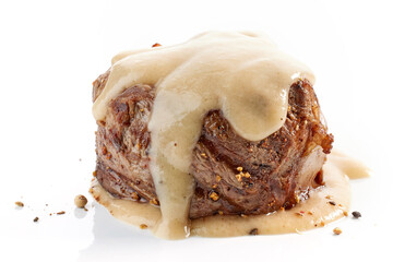 freshly grilled steak