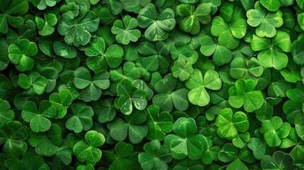 Background of Shamrock leaf clover