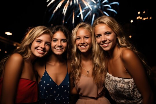 Stars, stripes, and smiles: USA 4th of july independence day celebrations - embracing american symbols, flag-waving festivities, and the joyous spirit of freedom and unity nationwide.