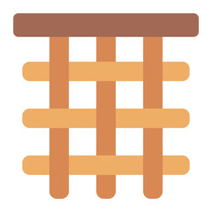 Weave textile icon