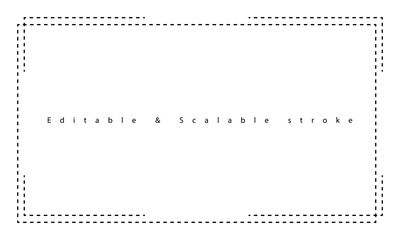 Fototapeta premium Border frame line illustration page on white background.