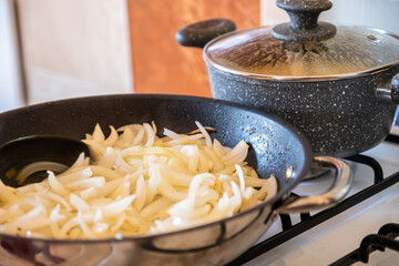 emphasizes the culinary aspects and qualities of onions, including their flavor, aroma, and presentation in dishes. It also touches on dietary preferences and the natural, fresh ingredients