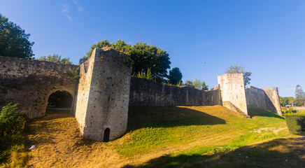Defensive buildings of the Middle Ages. Walls Provins - France