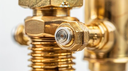 Brass fittings for plumbing and heating systems with regulating angle valve