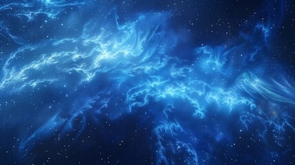 A wave of luminescence traversing the mysterious realms of the galaxy.