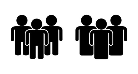 people icon vector isolated on white background. person icon. User vector icon