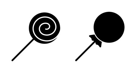 Candy icon vector isolated on white background. Candy vector icon