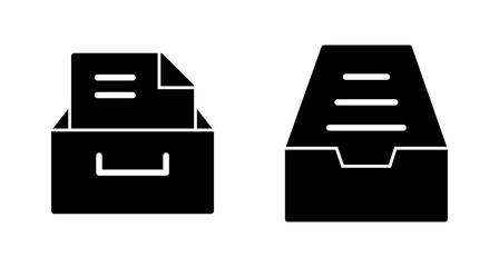 Archive folders icon vector isolated on white background. binders vector icon. Archive storage icon.