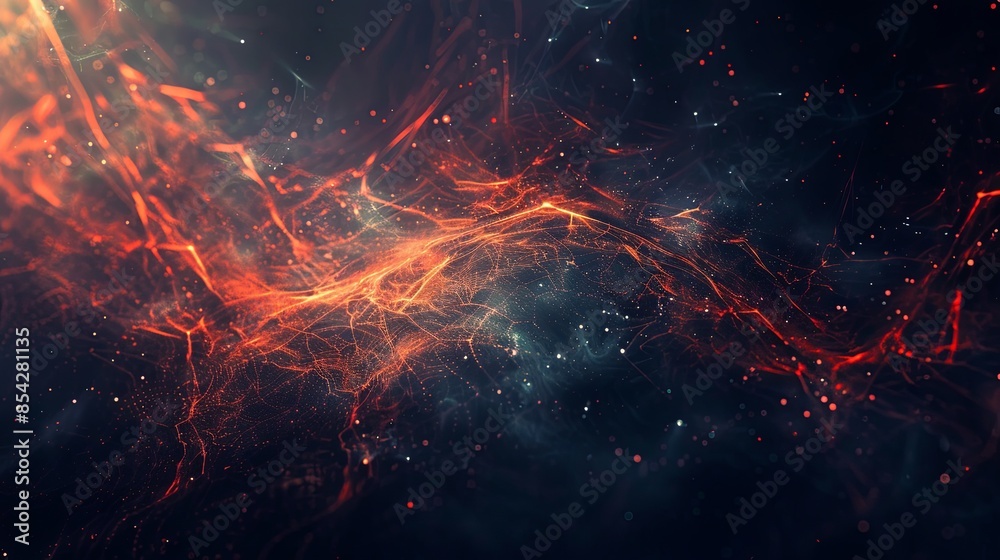 Wall mural programming and code development abstract bright wallpaper
