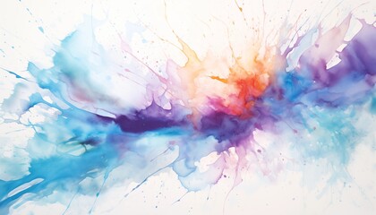 abstract colorful background with smoke, watercolor
