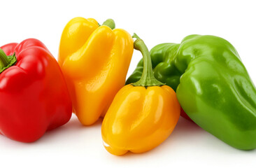 Peppers, isolated on white background