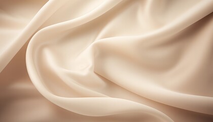 Fototapeta premium ivory beige silk fabric background