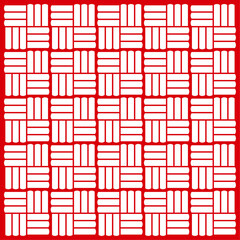 Creative Red Abstract Pattern Design and Red Table Cloth Pattern Design