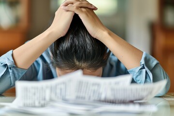 a distressed individual due to jobless