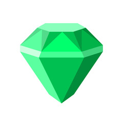 diamond on green background