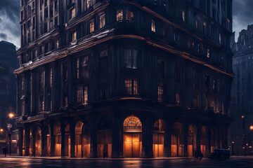 Fototapeta premium modern building in the city