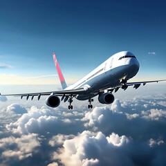 Obraz premium Airplanes in the sky