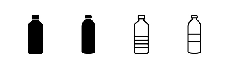 Bottle icon set. bottle vector icon