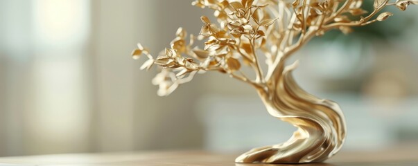 Obraz premium Handcrafted gilded sculpture
