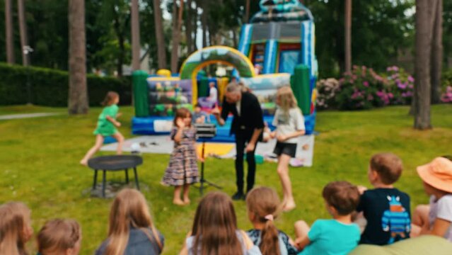 Celebrate an Outdoor Summer Kids Party featuring Fun Games and Exciting Activities for children to enjoy