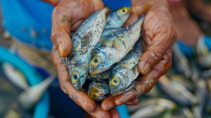 A local organization hosts an educational workshop on sustainable fishing practices for fishermen in the community.